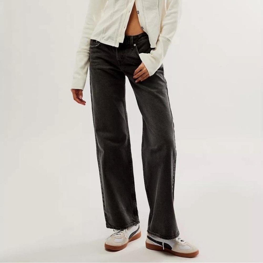 Levi's Black Wide Leg Women's Jeans